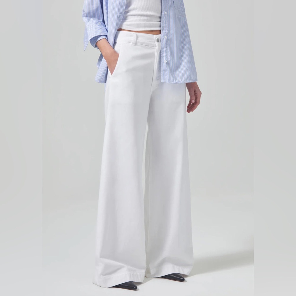 SOLD Citizens of Humanity White Beverly Trouser Jeans NWT